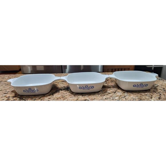 Corning Ware Blue Cornflower Petite Pans (Set Of 3) - Picture 14 of 16